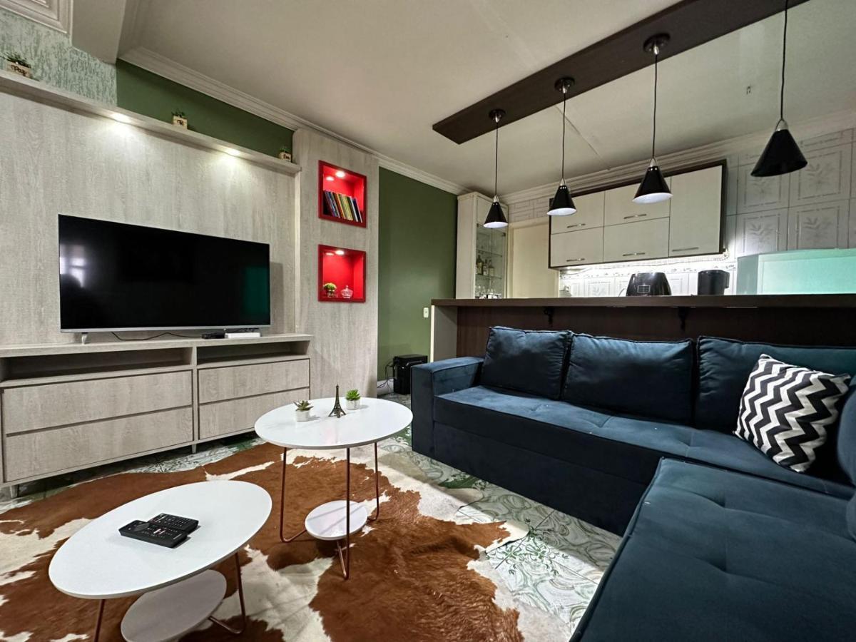 Apartamento Com Hidromassagem Em Gramado Apartment Bagian luar foto